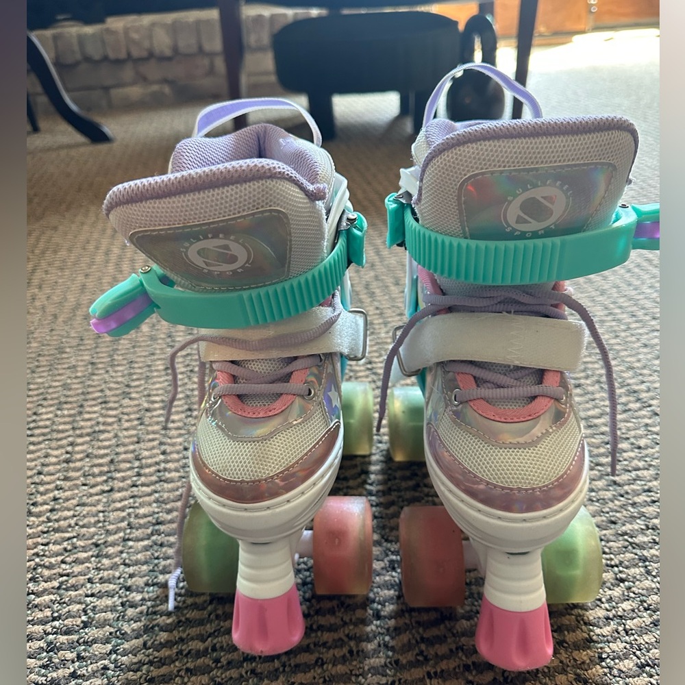 Colorful Roller Skates with Adjustable Straps